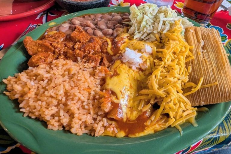 Food at La Posta de Mesilla located in Las Cruces, NM