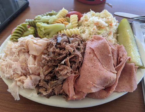 Food in Carshon's Delicatessen, Fort Worth, TX