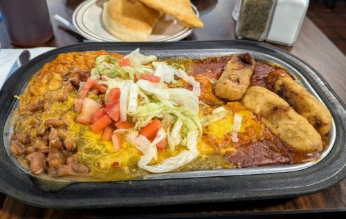 Food in Mac's La Sierra Coffee Shop, Albuquerque, NM