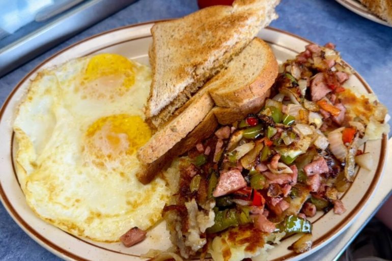 Food in Mickey's Diner, Saint Paul, MN