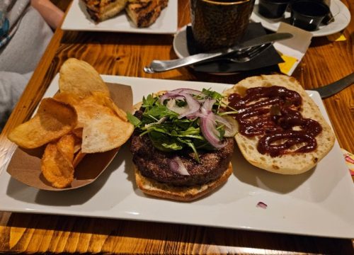 Food in Tavern at the Sun Inn, Bethlehem, PA