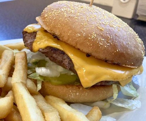 Elk Burger at Broadway Burger Station in Rock Springs, WY