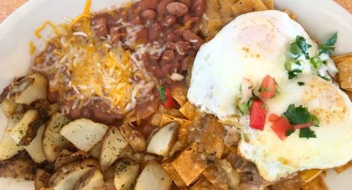 Chilaquiles at Big House Cafe in Casa Grande, Arizona