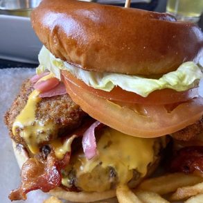 Quick Death in Texas Burger at Knuckleheads in Wallingford, Connecticut