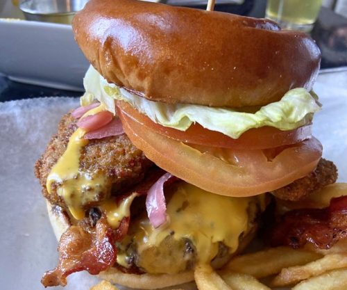 Quick Death in Texas Burger at Knuckleheads in Wallingford, Connecticut