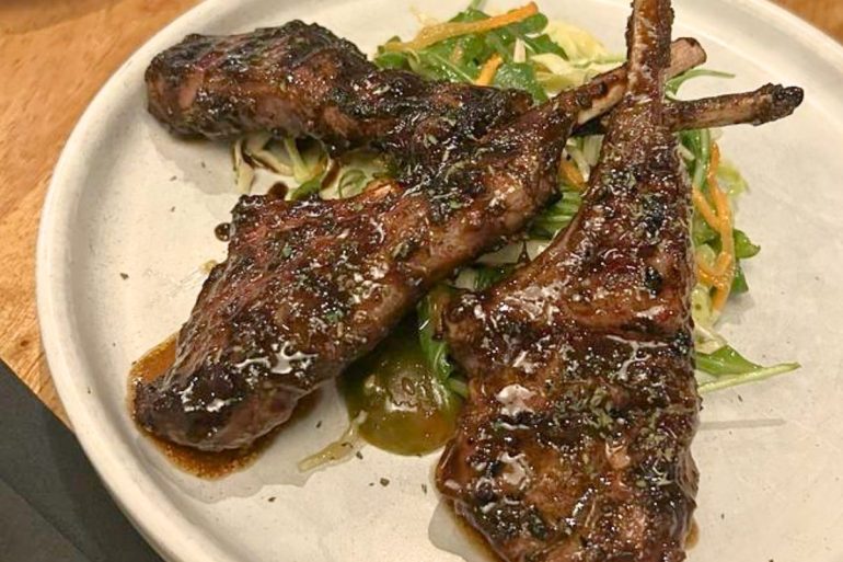 Lamb Lollipops at Stäge Kitchen & Bar in Peachtree Corners, GA