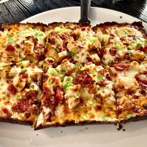Honey Sriracha Pizza at Tievoli Pizza Bar in Palatine, Illinois