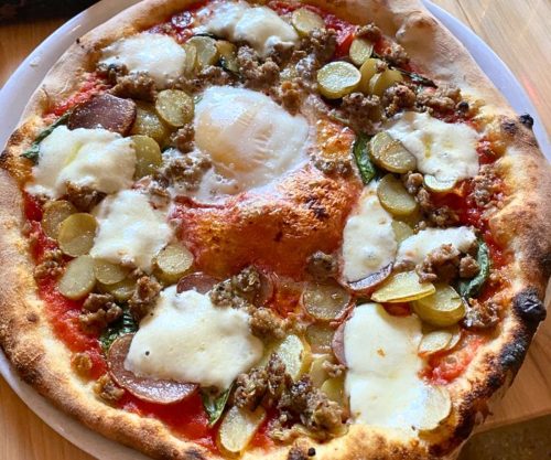Spicy Sausage & Potato at Maialina Pizzeria Napoletana in Moscow, Idaho