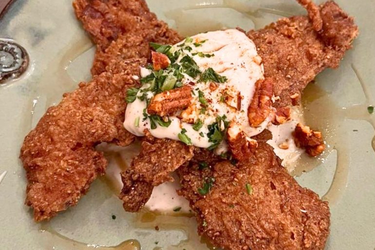 "Chicken Fried" Bacon at Acre in Auburn, AL