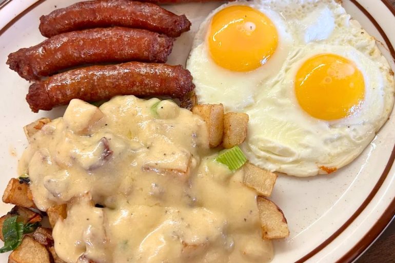 Pete's Famous Chorizo & Eggs at Villa Basque Café in Carson City, Nevada