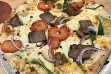 Strawberry Steak Pizza at Pizza Carrello in Gillette, Wyoming