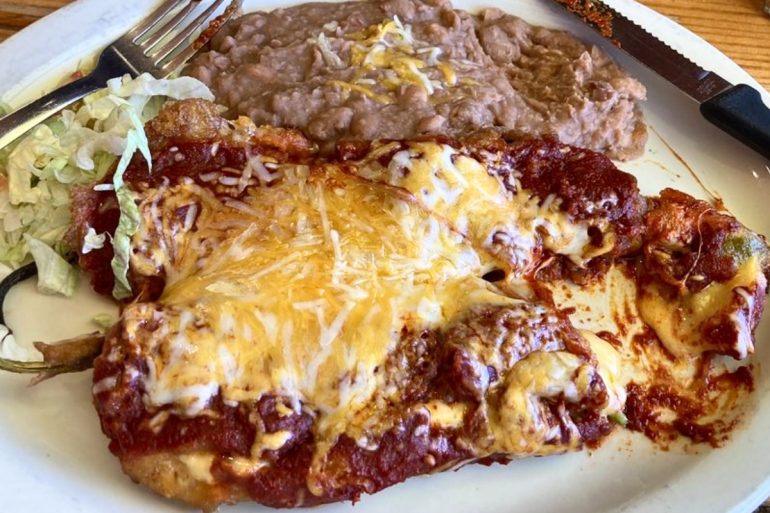 Chile Rellenos at El Jacalito in Las Cruces, New Mexico