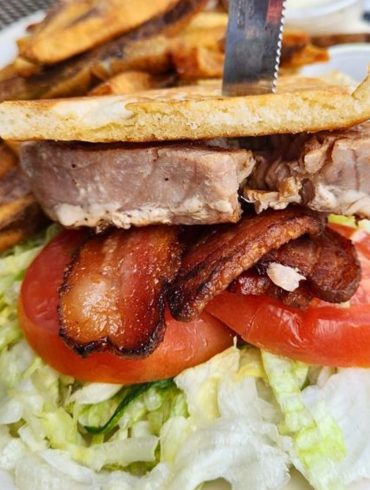 Ahi Tuna BLT at North Avenue Grill in Wauwatosa, WI