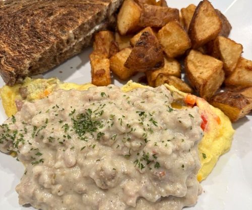 Country Omelet at Hart + Soul Cafe in Cape Coral, Florida