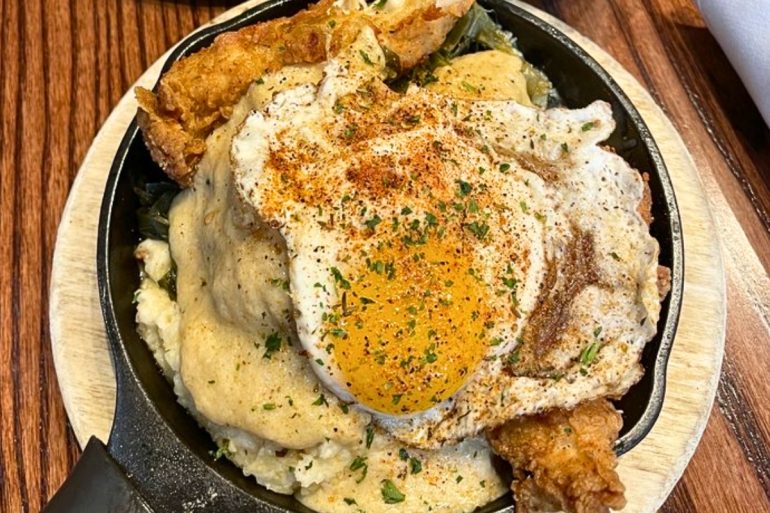 Gravy Train Skillet at Miss Shirley's Cafe in Baltimore, Maryland