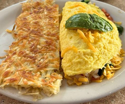Garden Omelette at Steve's Cafe in Helena, Montana