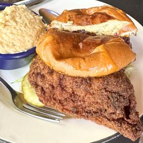 Derby Chick Sandwich at The Stave in Frankfort, Kentucky