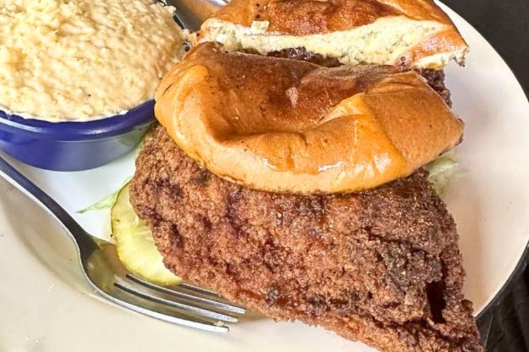 Derby Chick Sandwich at The Stave in Frankfort, Kentucky