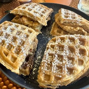 Chicken and Waffle Sliders at R & R Breakfast Spot in Moreno Valley, CA