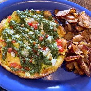 Pesto Frittata at The Chef in Manhattan, KS