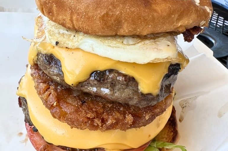 The Big Sloppy at Charm City Burgers Company in Deerfield Beach, Florida