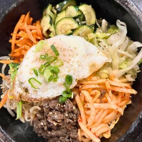 Dolsot Bibimbap at Koriander in Corvallis, Oregon