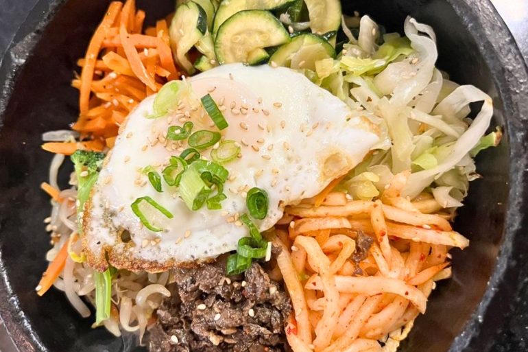 Dolsot Bibimbap at Koriander in Corvallis, Oregon