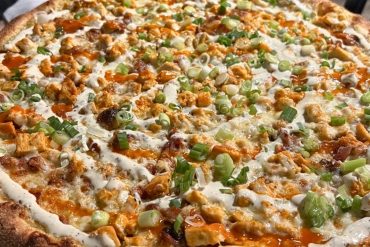 Chicken Bacon Ranch Pizza at The District in Providence, Rhode Island