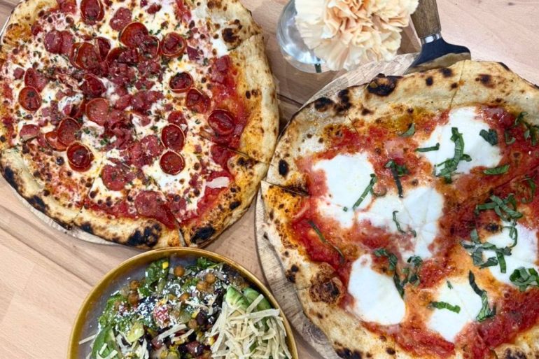 food at The Outpost in Riverside, California