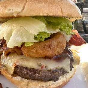 Gambler Burger at Lucky Beaver Bar & Burger in Reno, NV