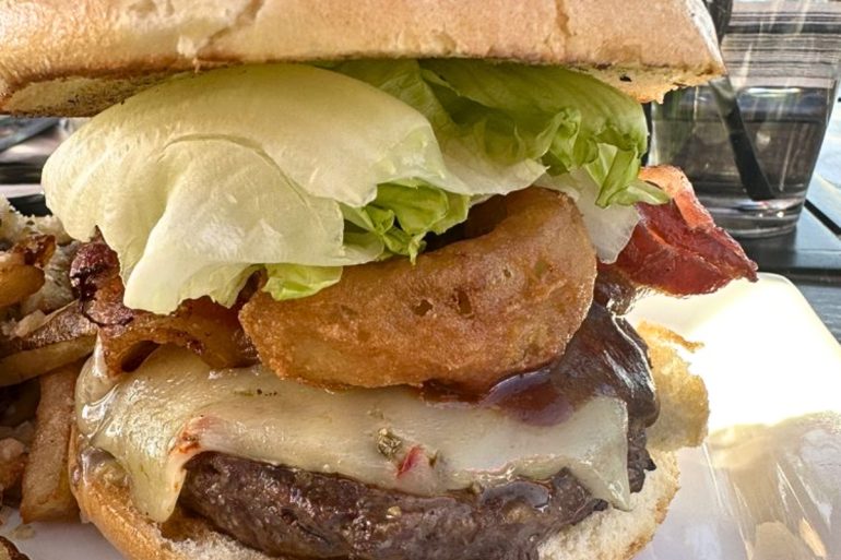 Gambler Burger at Lucky Beaver Bar & Burger in Reno, NV