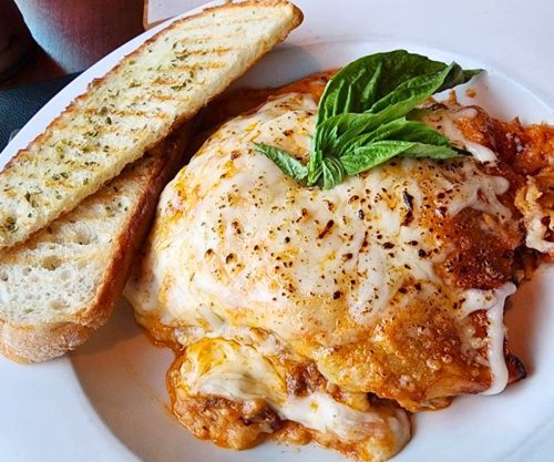 Lasagna at Daniela in Buffalo, NY