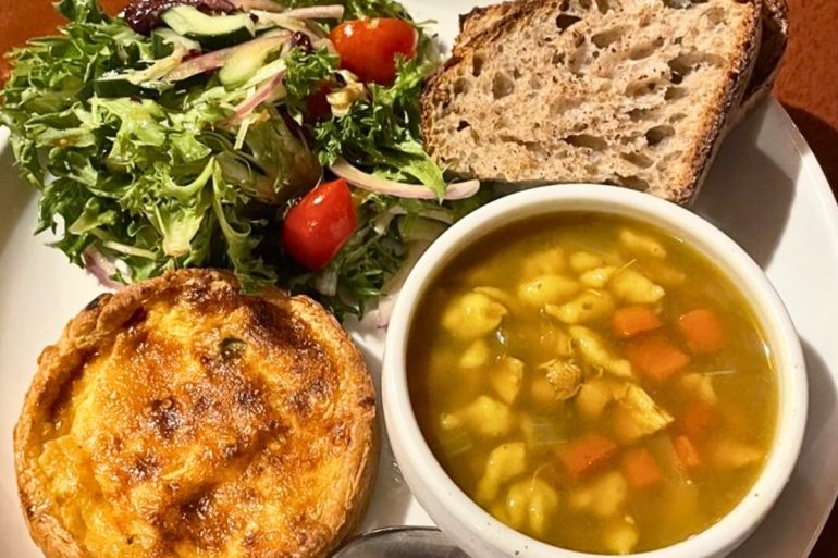 Quiche of the Day at Field to Fork in Sheboygan, Wisconsin