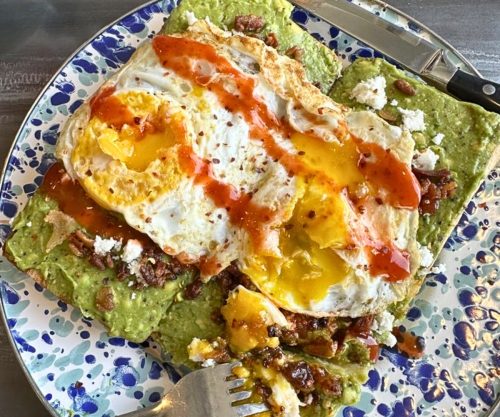Avocado Toast at Sunny Bay Cafe in Rehoboth Beach, DE