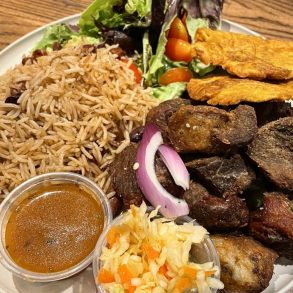 Tasso Griot Pork at Zeke's Kitchen & Bar in Smyrna, GA