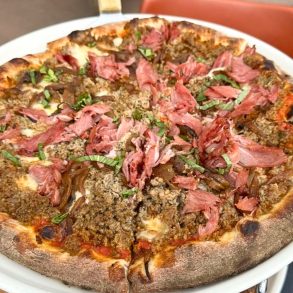 Sweet Carmela Pizza at Hearth Artisan Pizza in Anchorage, AK