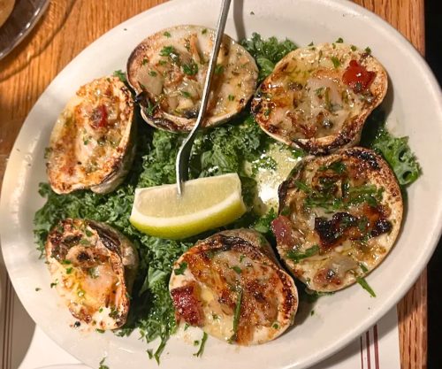 Clams Casino at Henry's Salt of the Sea in Allentown, Pennsylvania
