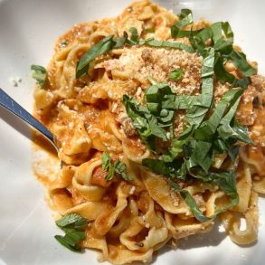 Pasta Alla Vodka at Semolina Kitchen & Bar in Medford, MA
