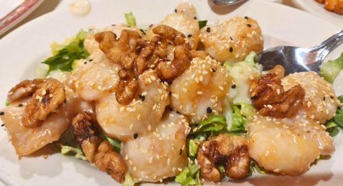 Honey Walnut Shrimp at Mandarin Restaurant in Bountiful, Utah
