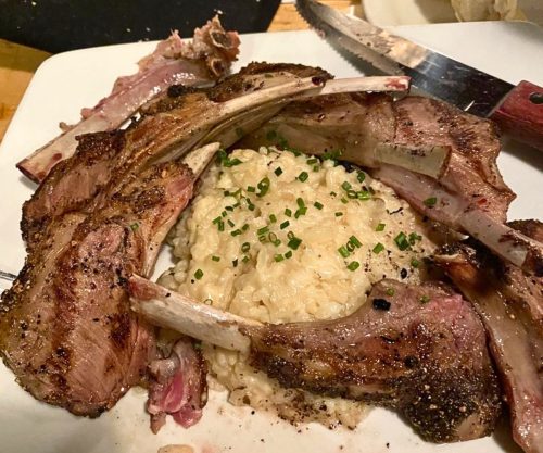 Rack of Lamb at Sandpiper Restaurant & Lounge in Pocatello, Idaho
