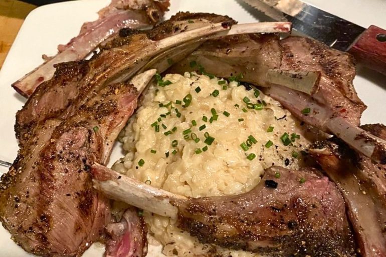 Rack of Lamb at Sandpiper Restaurant & Lounge in Pocatello, Idaho