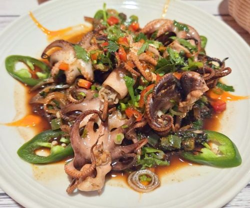 Grilled Baby Octopus at Jarocho in Kansas City, Kansas