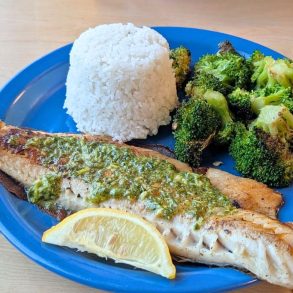 Walleye Chermoula at The Custer Wolf in Custer, South Dakota