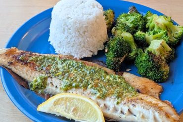 Walleye Chermoula at The Custer Wolf in Custer, South Dakota