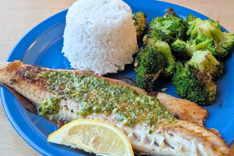 Walleye Chermoula at The Custer Wolf in Custer, South Dakota