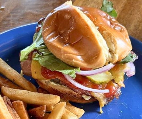 BCJ Burger at The Custer Wolf in Custer, South Dakota