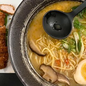 Spicy Pork Katsu Ramen at Ebisu.2 in East Providence, RI