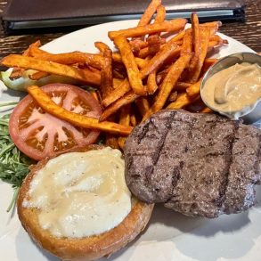 Elk Burger at The Toasted Frog in Grand Forks, North Dakota