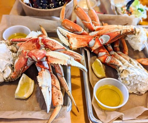 Dungeness Crab at Alaska Fish House in Ketchikan, Alaska