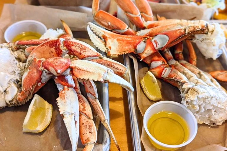 Dungeness Crab at Alaska Fish House in Ketchikan, Alaska